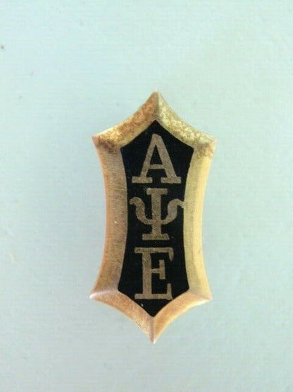 USA FRATERNITY PIN ALPHA PSI EPSILON. MADE IN GOLD 10K. 639