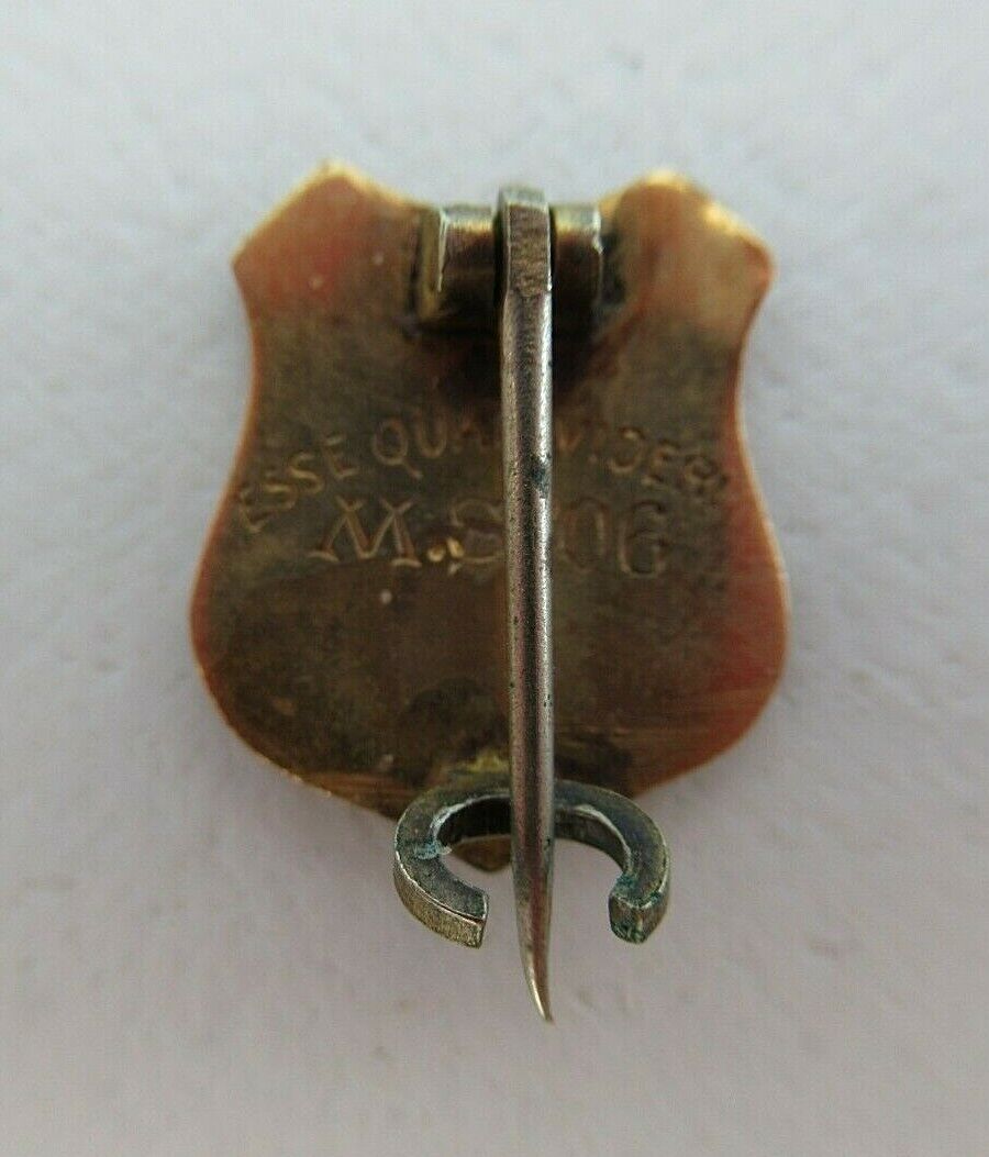 USA FRATERNITY SWEETHEART PIN. MADE IN GOLD. 1906 NAMED. ENSCRIBED. 16