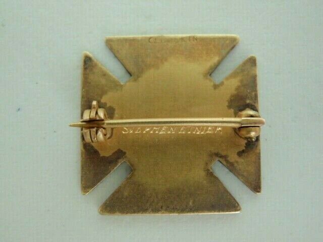 USA FRATERNITY PIN LAMBDA KAPPA PSI. MADE IN GOLD. NAMED. 608