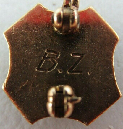 USA FRATERNITY PIN PHI SIGMA LAMBDA. MADE IN GOLD. NAMED. 1619