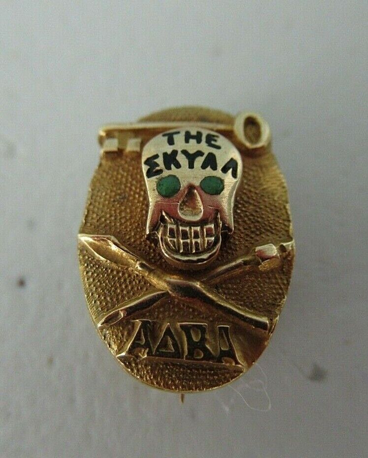 USA FRATERNITY SWEETHEART PIN. MADE IN GOLD 14K. MARKED. 1673