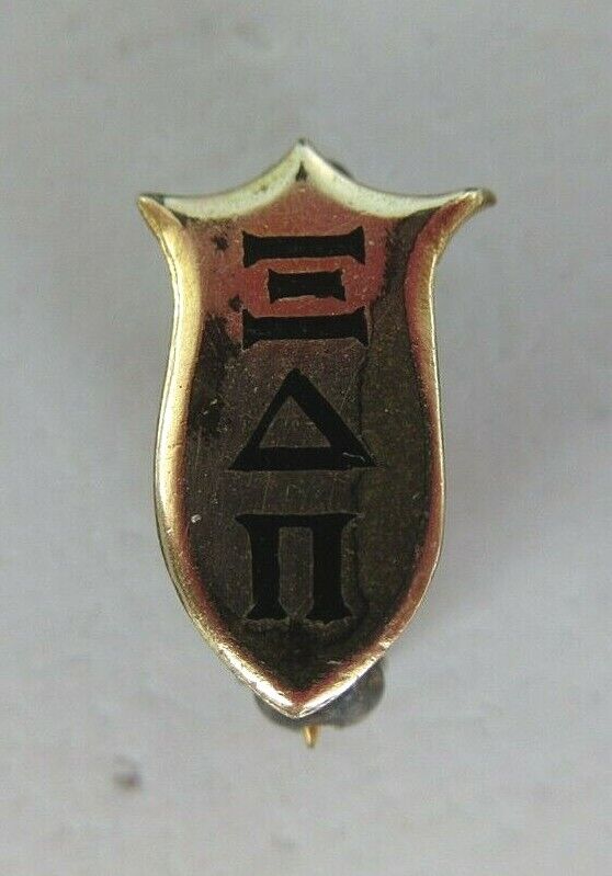 USA FRATERNITY PIN XI  DELTA PI. MADE IN GOLD FILLED. MARKED. 1689