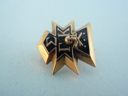 美国兄弟会 PIN SIGMA GAMMA KAPPA。黄金制造。珍珠。 1909.名字