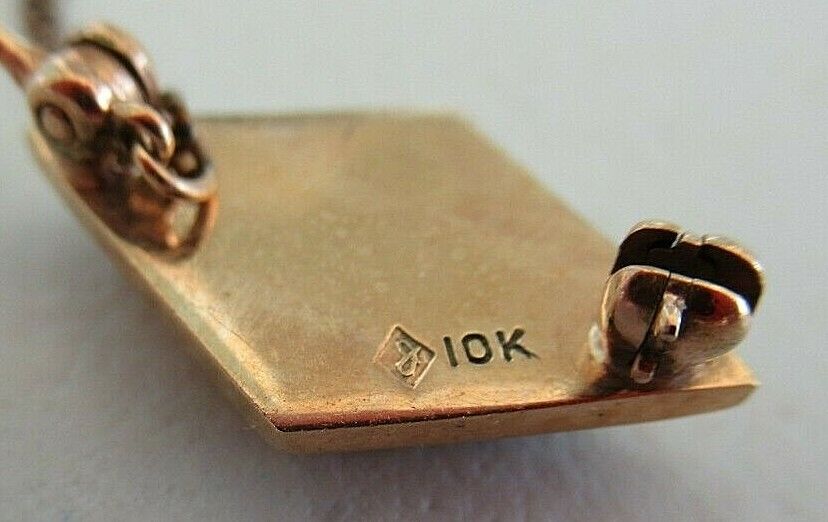 USA FRATERNITY PIN GAMMA PHI. MADE IN GOLD 10K. MARKED. 839